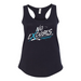 Womens 2X-Large BLACK Tank Top (Front Print Only)