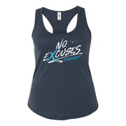 Womens 2X-Large INDIGO Tank Top (Front Print Only)