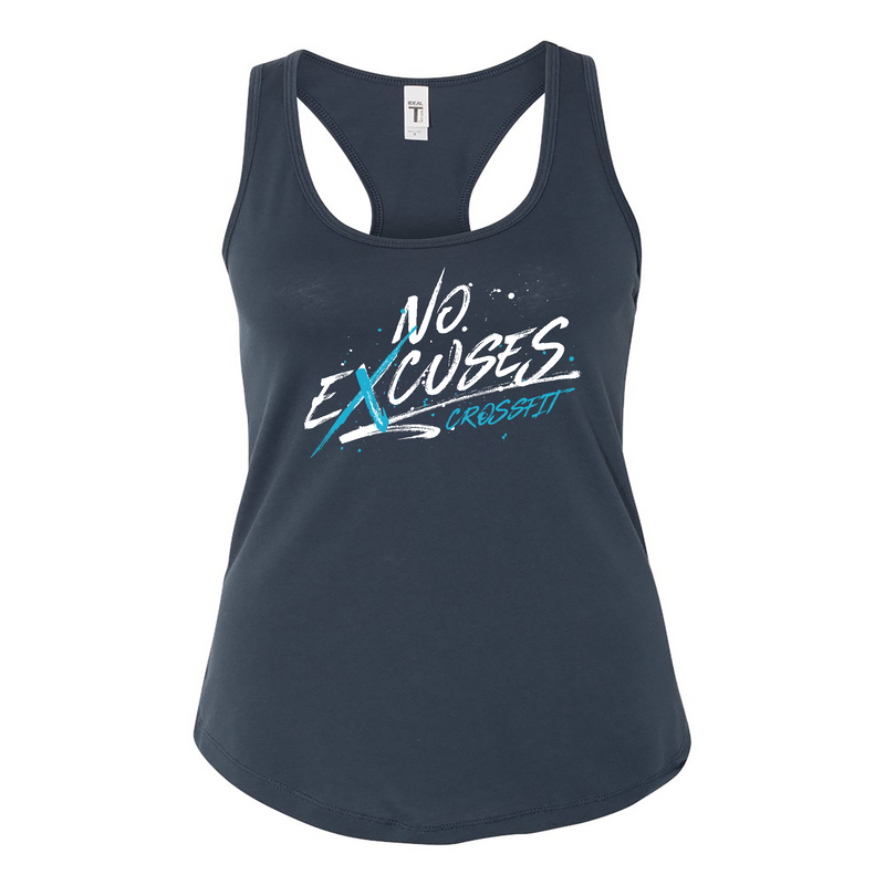 Womens 2X-Large INDIGO Tank Top (Front Print Only)