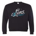 Mens 2X-Large BLACK Midweight Sweatshirt