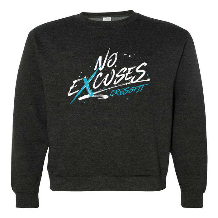 Mens 2X-Large CHARCOAL_HEATHER Midweight Sweatshirt