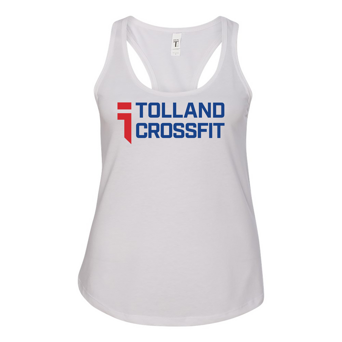 Womens 2X-Large WHITE Tank Top (Front Print Only)