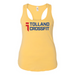 Womens 2X-Large BANANA_CREAM Tank Top (Front Print Only)