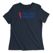 Womens 2X-Large NAVY Relaxed Jersey T-Shirt