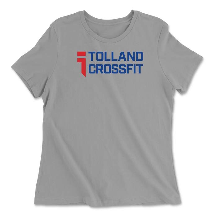 Womens 2X-Large SOLID_ATHLETIC_GREY Relaxed Jersey T-Shirt