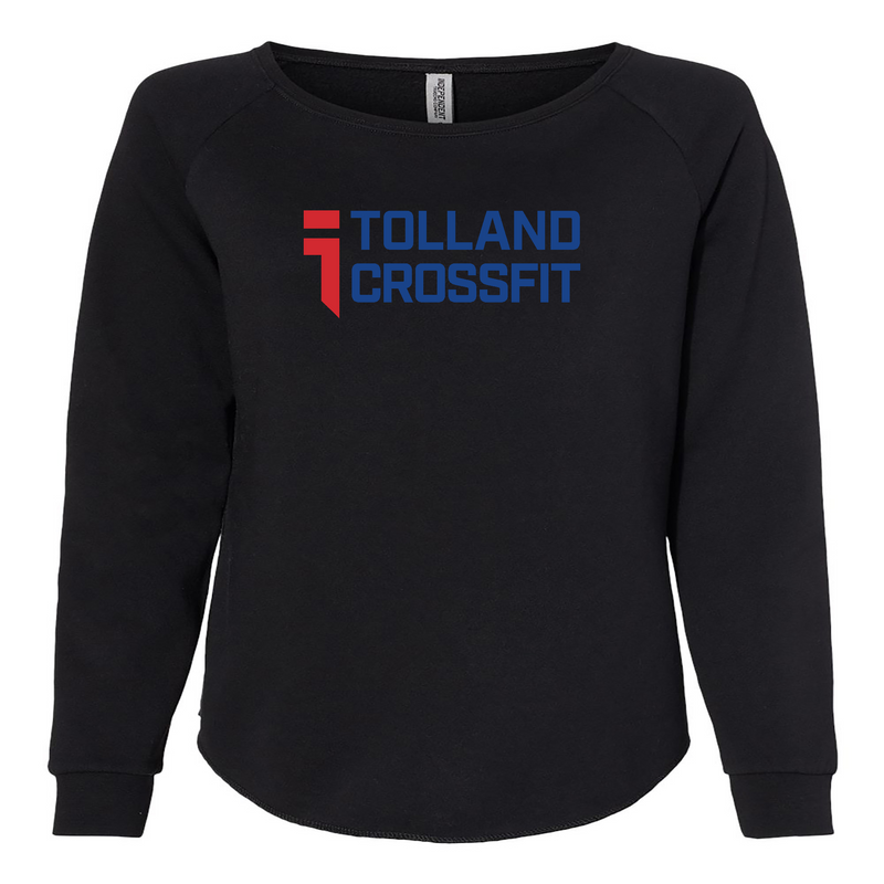 Womens 2X-Large BLACK CrewNeck