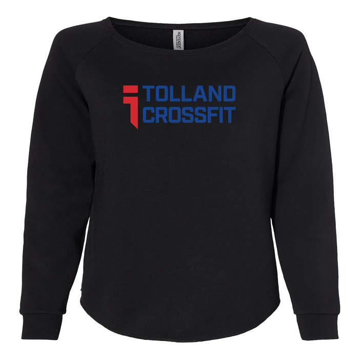 Womens 2X-Large BLACK CrewNeck