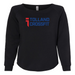 Womens 2X-Large BLACK CrewNeck
