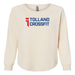 Womens 2X-Large BONE CrewNeck