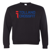 Mens 2X-Large BLACK Midweight Sweatshirt