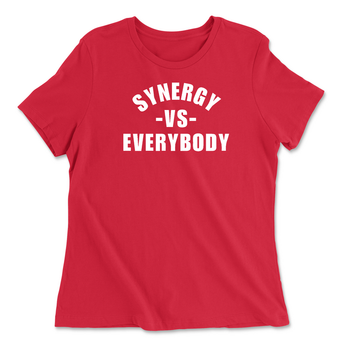 CrossFit Saskatoon Synergy VS Everybody Womens - Relaxed Jersey T-Shirt