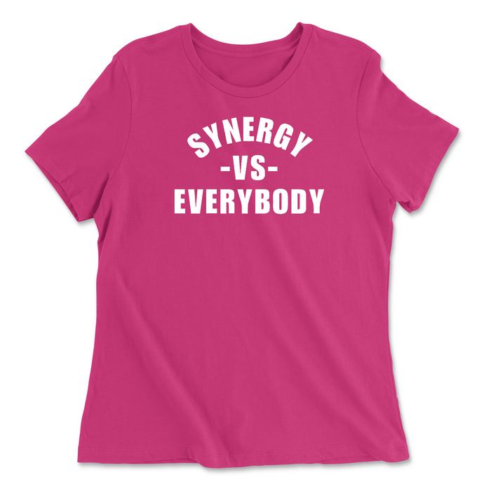 CrossFit Saskatoon Synergy VS Everybody Womens - Relaxed Jersey T-Shirt