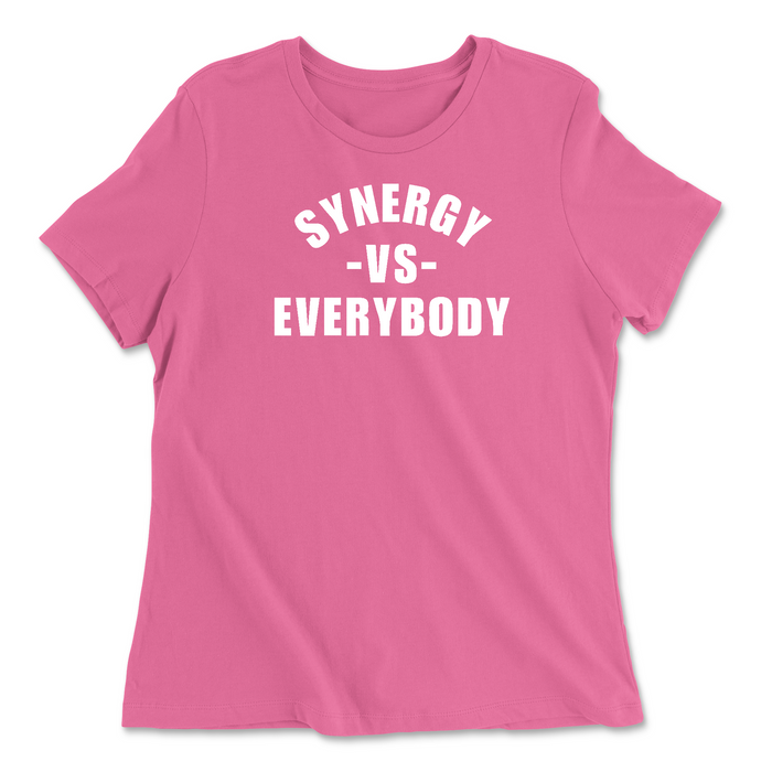 CrossFit Saskatoon Synergy VS Everybody Womens - Relaxed Jersey T-Shirt