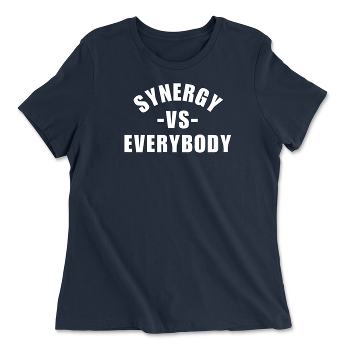 CrossFit Saskatoon Synergy VS Everybody Womens - Relaxed Jersey T-Shirt