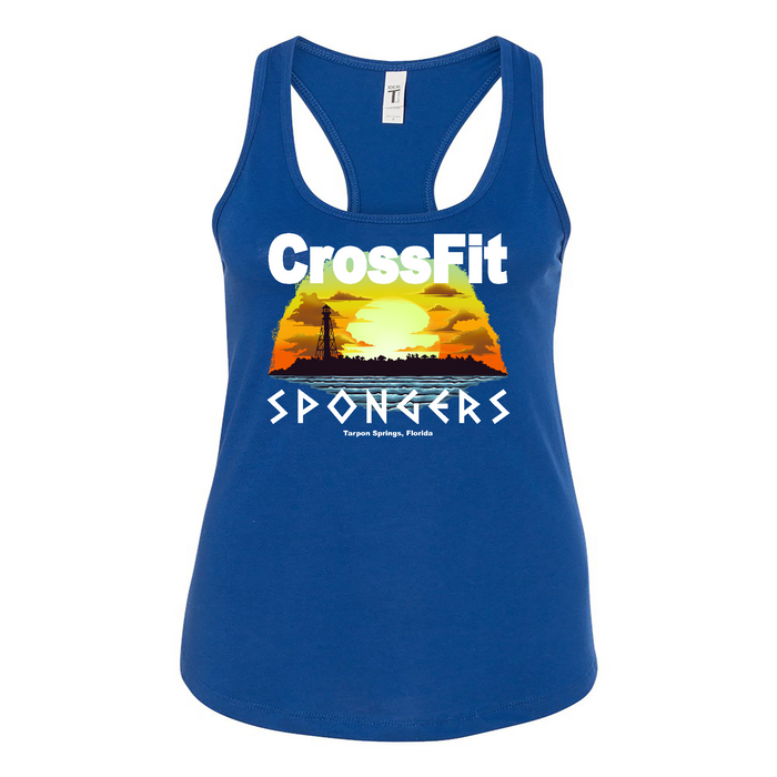 Womens 2X-Large ROYAL Tank Top (Front Print Only)