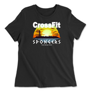 Womens 2X-Large BLACK Relaxed Jersey T-Shirt