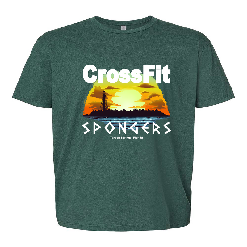 Mens 2X-Large HEATHER_FOREST_GREEN T-Shirt