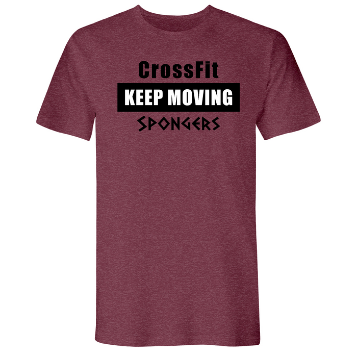 Mens 2X-Large Heather Maroon T-Shirt