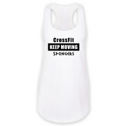 Womens 2X-Large White Tank Top (Front Print Only)