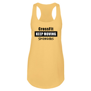 Womens 2X-Large Banana Cream Tank Top (Front Print Only)