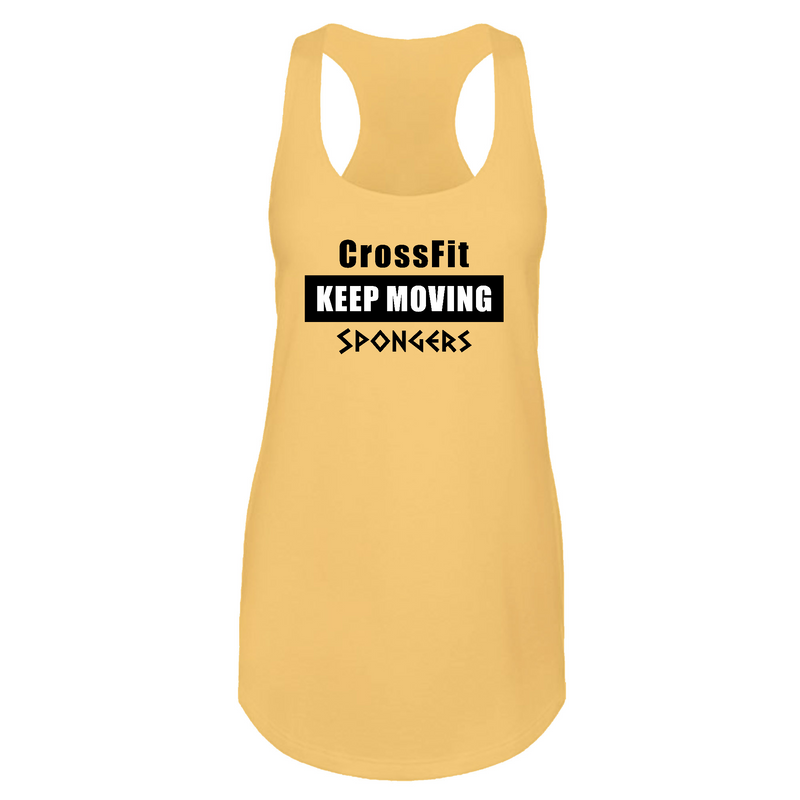 Womens 2X-Large Banana Cream Tank Top (Front Print Only)