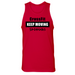 Mens 2X-Large Red Tank Top