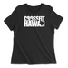 Womens 2X-Large BLACK Relaxed Jersey T-Shirt