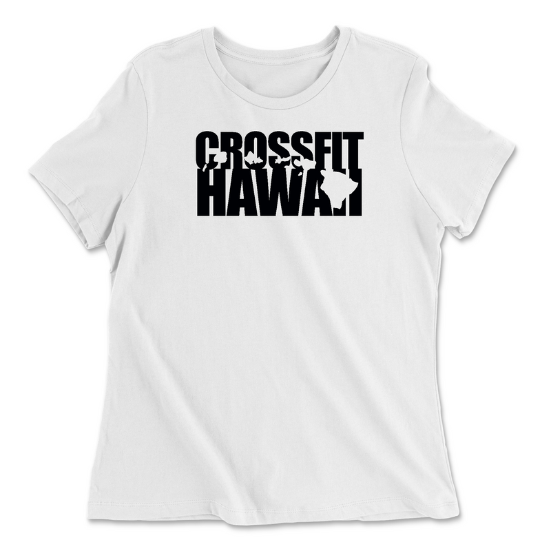 Womens 2X-Large WHITE Relaxed Jersey T-Shirt