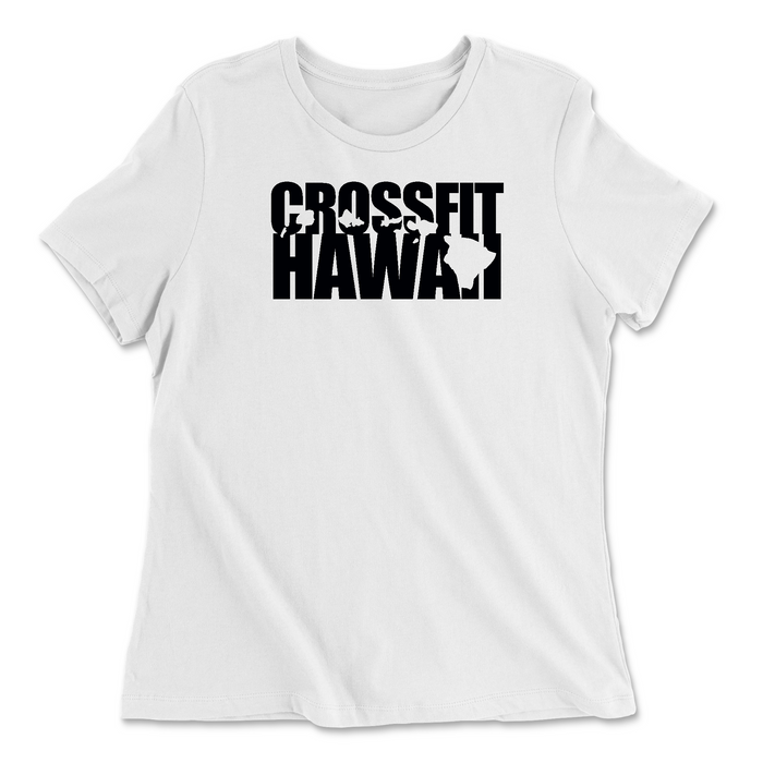 Womens 2X-Large WHITE Relaxed Jersey T-Shirt