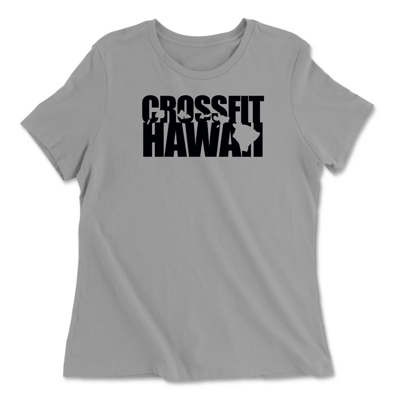 Womens 2X-Large SOLID_ATHLETIC_GREY Relaxed Jersey T-Shirt