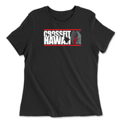 Womens 2X-Large BLACK Relaxed Jersey T-Shirt