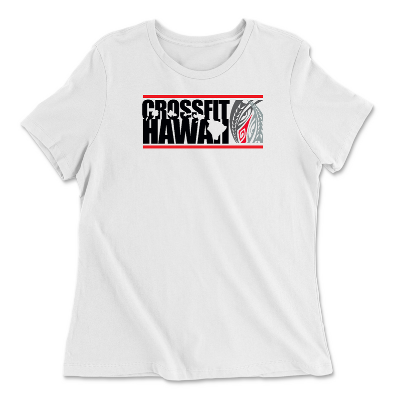 Womens 2X-Large WHITE Relaxed Jersey T-Shirt