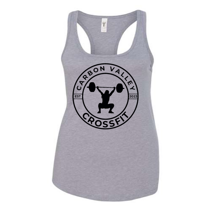 Womens 2X-Large HEATHER_GREY Tank Top (Front Print Only)