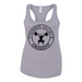 Womens 2X-Large HEATHER_GREY Tank Top (Front Print Only)