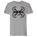 Mens 2X-Large Dark Heather Gray T-Shirt