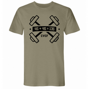 Mens 2X-Large Light Olive T-Shirt