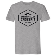 Mens 2X-Large Dark Heather Gray T-Shirt