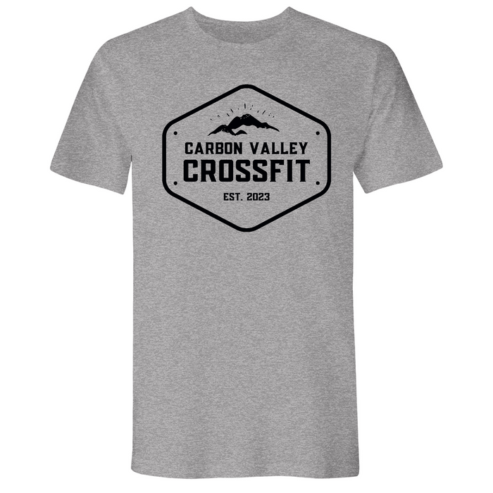 Mens 2X-Large Dark Heather Gray T-Shirt