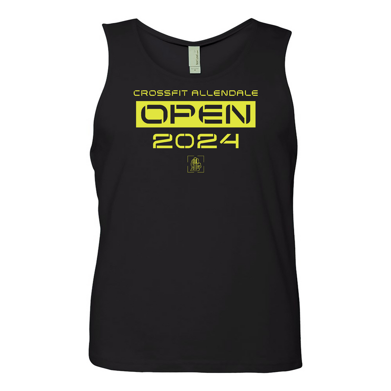 Mens 2X-Large BLACK Tank Top
