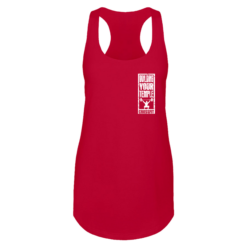 Womens 2X-Large Red Tank Top (Front Print Only)