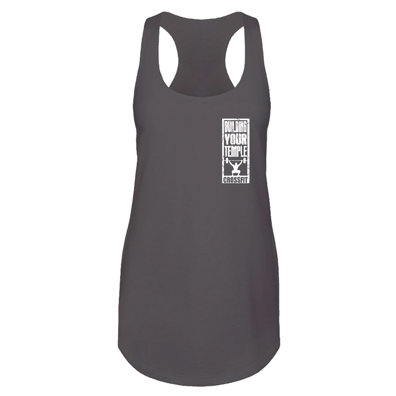 Womens 2X-Large Dark Gray Tank Top (Front Print Only)