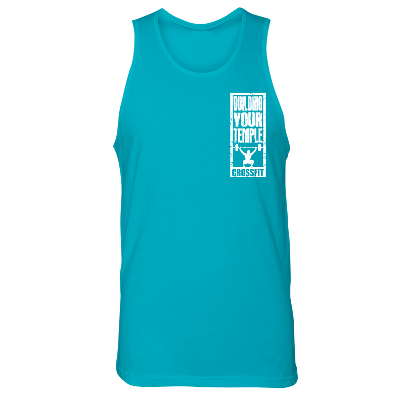 Mens 2X-Large Tahiti Blue Tank Top
