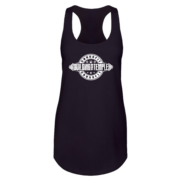 Womens 2X-Large Black Tank Top (Front Print Only)