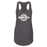 Womens 2X-Large Dark Gray Tank Top (Front Print Only)