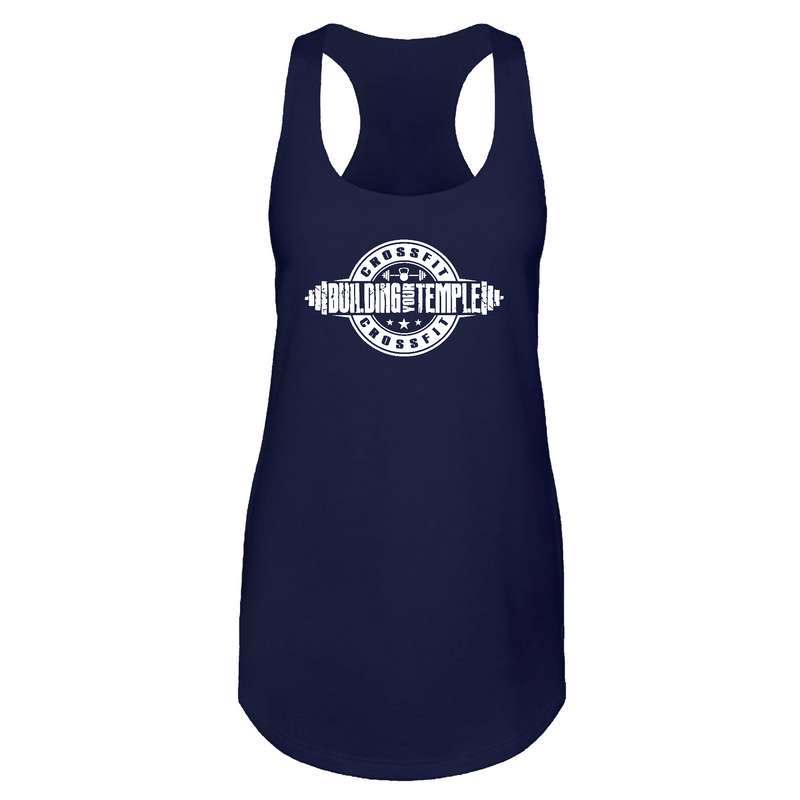 Womens 2X-Large Midnight Navy Tank Top (Front Print Only)