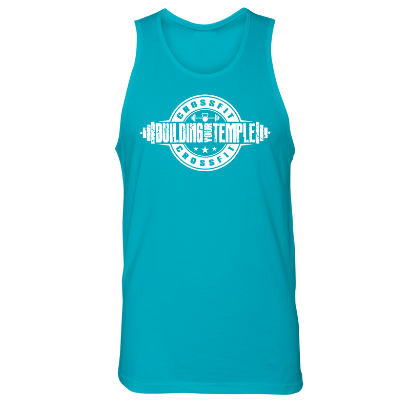 Mens 2X-Large Tahiti Blue Tank Top