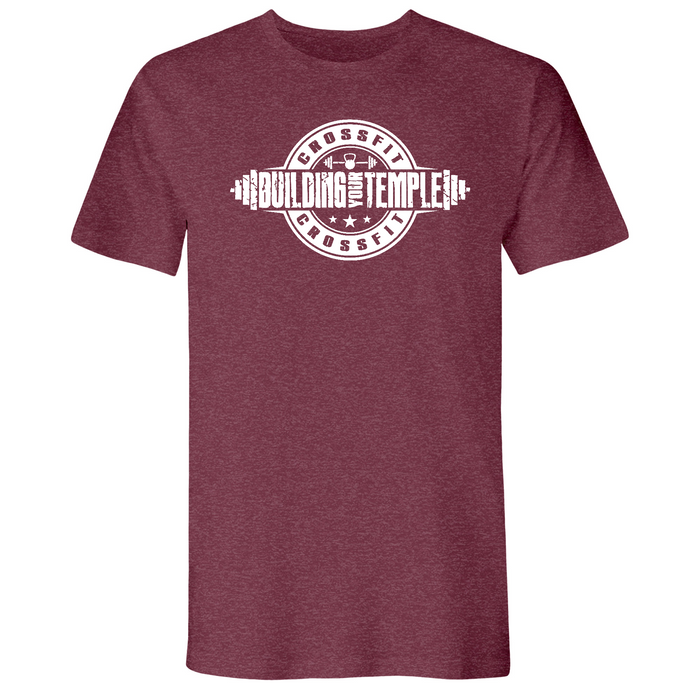 Mens 2X-Large Heather Maroon T-Shirt