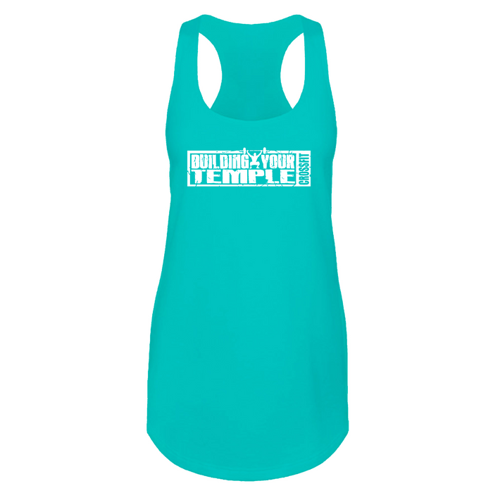 Womens 2X-Large Tahiti Blue Tank Top (Front Print Only)