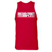 Mens 2X-Large Red Tank Top