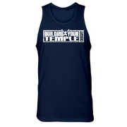 Mens 2X-Large Midnight Navy Tank Top